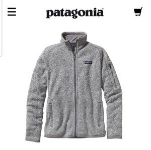 Patagonia better sweater birch white